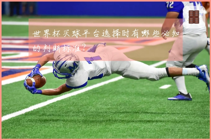 世界杯买球平台选择时有哪些必知的判断标准?